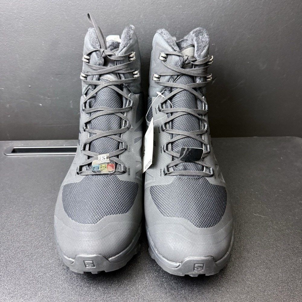 Salomon OUTblast TS CSWP Mens Size 13 Snow Boots Black 409223 Insulated 200 Gram - Picture 6 of 13